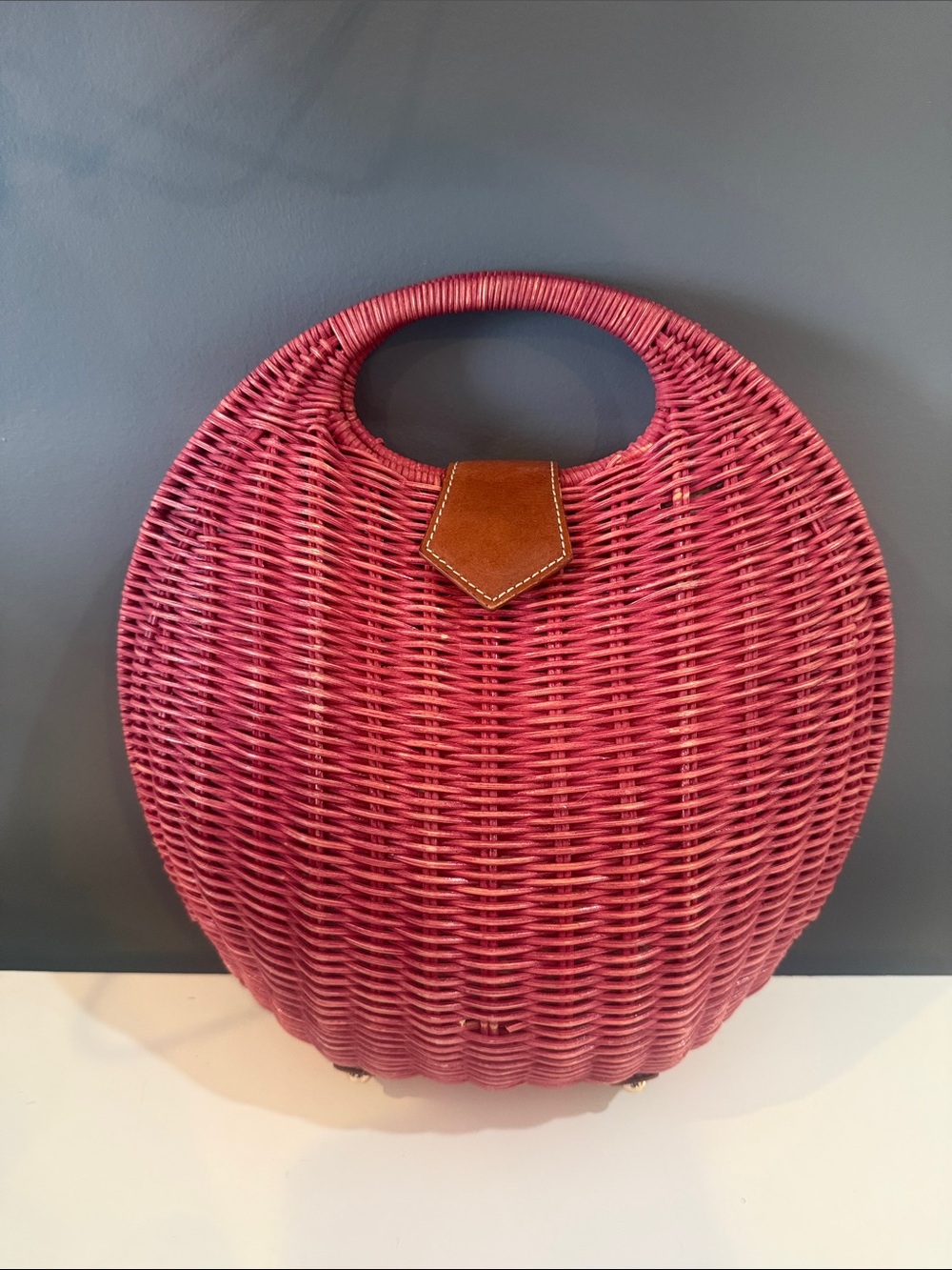J. McLaughlin Victoria wicker bag - Picture 2 of 12
